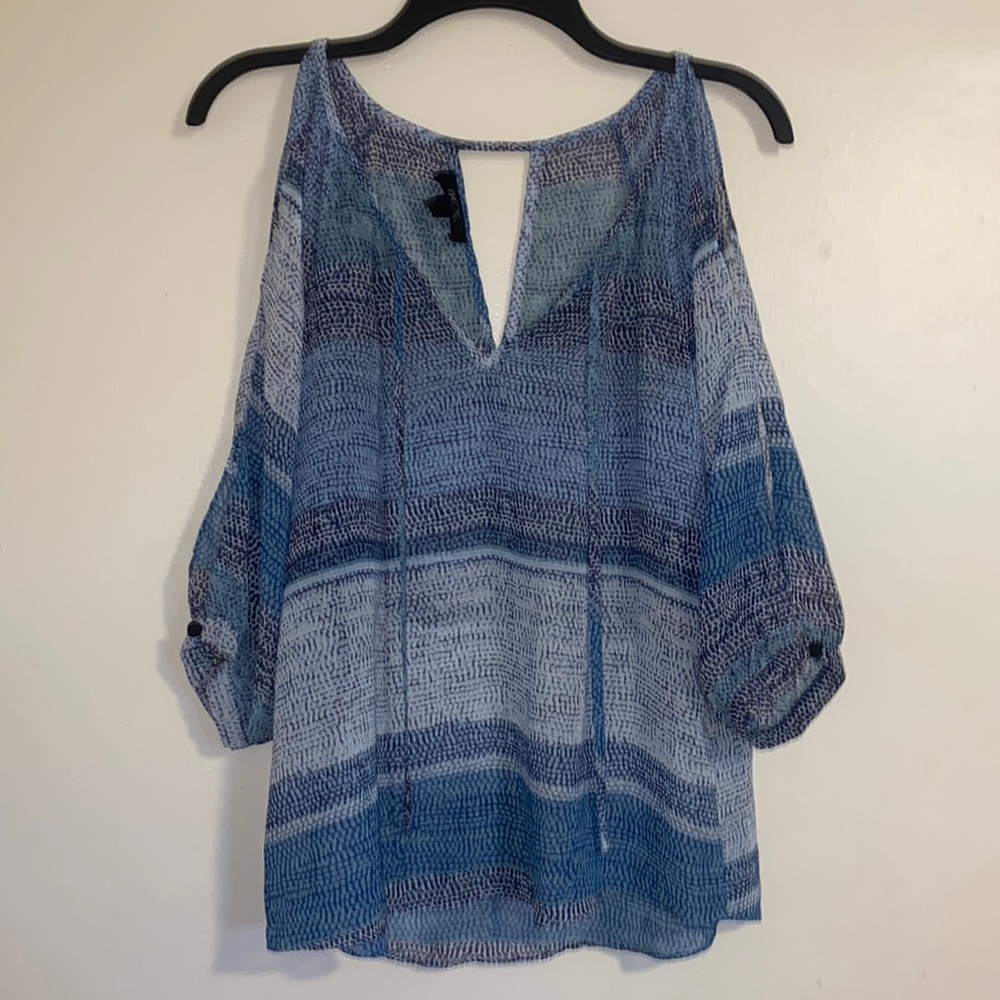 BCX blouse top size Small